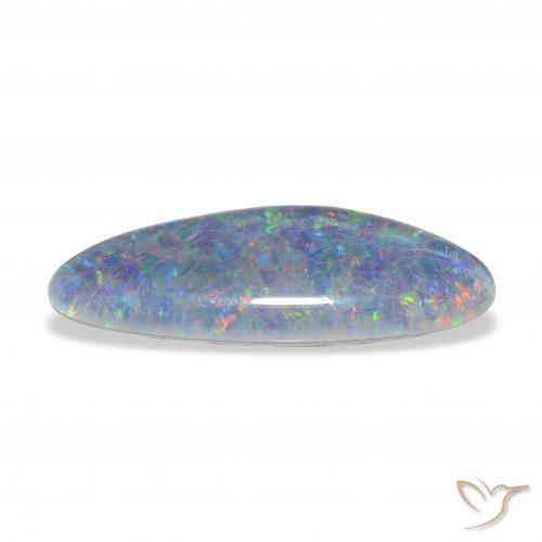 Opal Triplet Gemstone in 25.4 x 10.2 mm Size for Sale, Opal Triplet Stone in Multicolor Color