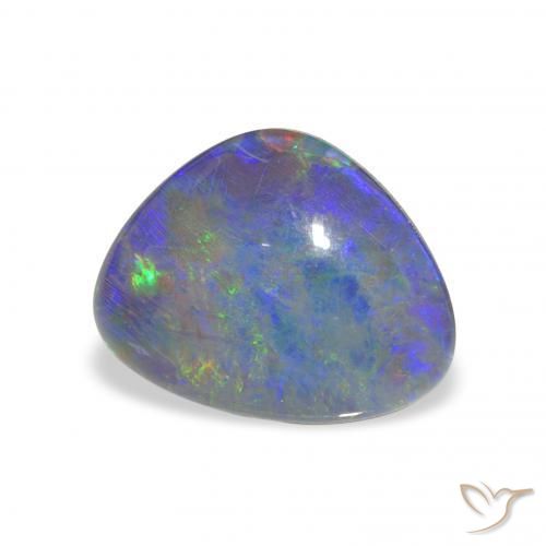 4.02 ct Multicolor Opal Triplet Stone, Natural Opal Triplet in Fancy Cabochon Shape for Sale