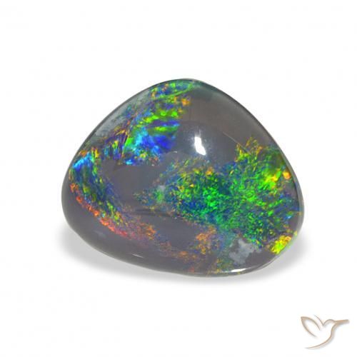 4.00 ct Multicolor Opal Triplet Stone, Natural Opal Triplet in Fancy Cabochon Shape for Sale