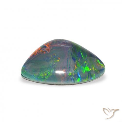 Opal Triplet Gemstone in 13 x 9 mm (calibrated) Size for Sale, Opal Triplet Stone in Multicolor Color