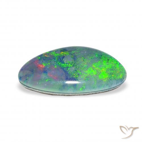 Opal Triplet Gemstone in 16.5 x 9.6 mm Size for Sale, Opal Triplet Stone in Multicolor Color