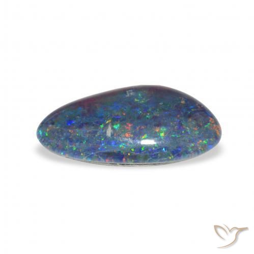 Opal Triplet Gemstone in 15.7 x 9.1 mm Size for Sale, Opal Triplet Stone in Multicolor Color