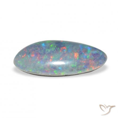 Opal Triplet Gemstone in 17.2 x 8.5 mm Size for Sale, Opal Triplet Stone in Multicolor Color