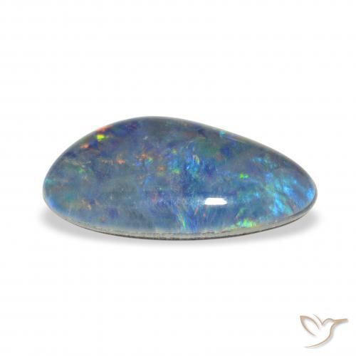 Opal Triplet Gemstone in 15.9 x 9.2 mm Size for Sale, Opal Triplet Stone in Multicolor Color
