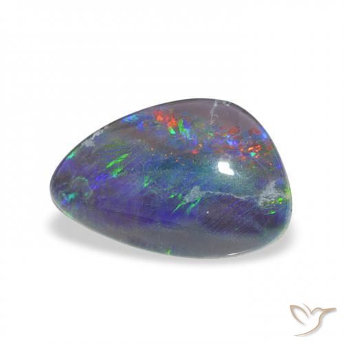 2.19 ct Multicolor Opal Triplet Stone, Natural Opal Triplet in Fancy Cabochon Shape for Sale