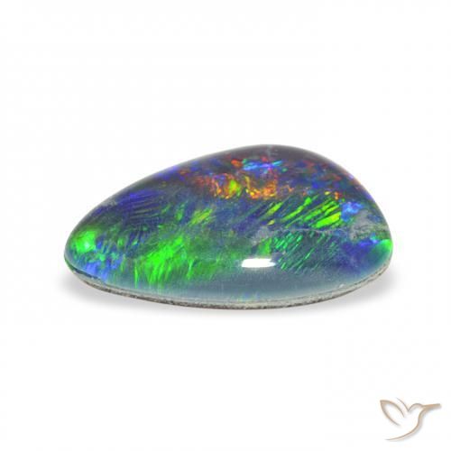 Opal Triplet Gemstone in 12.8 x 8.3 mm Size for Sale, Opal Triplet Stone in Multicolor Color