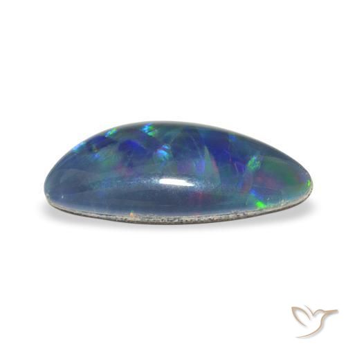Opal Triplet Gemstone in 14.2 x 6.9 mm Size for Sale, Opal Triplet Stone in Multicolor Color