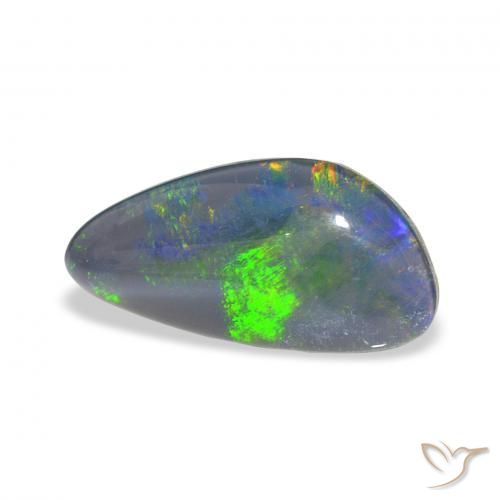 4.24 ct Multicolor Opal Triplet Stone, Natural Opal Triplet in Fancy Cabochon Shape for Sale