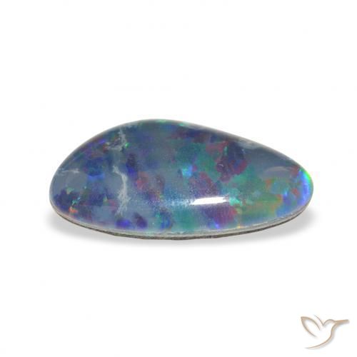 Opal Triplet Gemstone in 15.8 x 9.2 mm Size for Sale, Opal Triplet Stone in Multicolor Color
