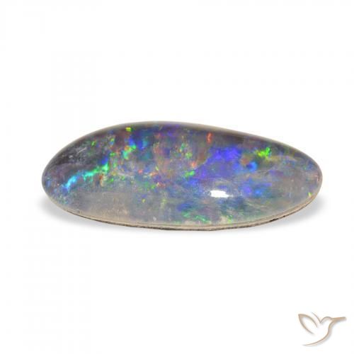 Opal Triplet Gemstone in 17.5 x 8.8 mm Size for Sale, Opal Triplet Stone in Multicolor Color