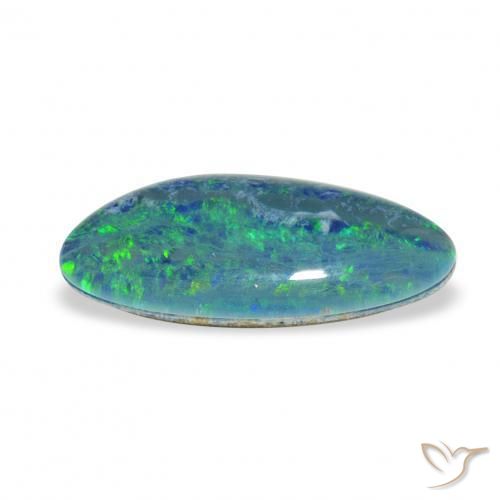 Opal Triplet Gemstone in 15.1 x 7.4 mm Size for Sale, Opal Triplet Stone in Multicolor Color