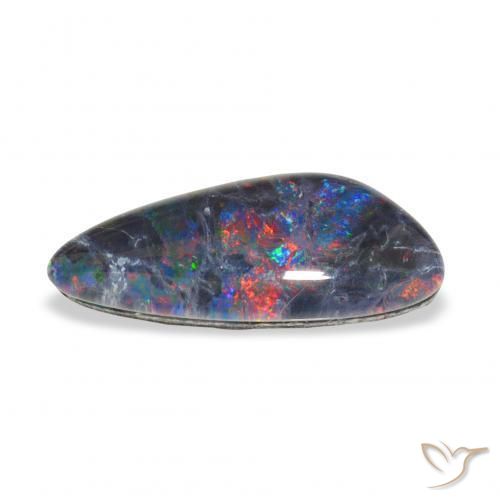 Opal Triplet Gemstone in 18.1 x 9 mm Size for Sale, Opal Triplet Stone in Multicolor Color