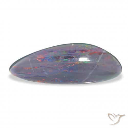 4.57 ct Multicolor Opal Triplet Gemstone, Opal Triplet Gem in Fancy Cabochon Shape for Sale.