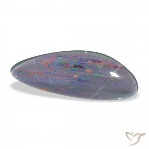 4.57 ct Multicolor Opal Triplet Stone, Natural Opal Triplet in Fancy Cabochon Shape for Sale