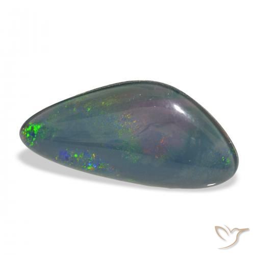 7.38 ct Multicolor Opal Triplet Stone, Natural Opal Triplet in Fancy Cabochon Shape for Sale