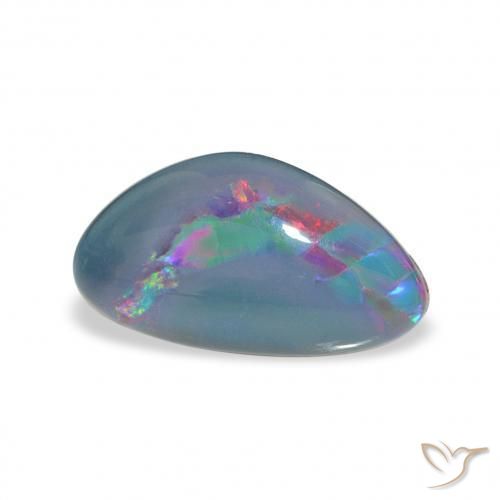 2.07 ct Multicolor Opal Triplet Stone, Natural Opal Triplet in Fancy Cabochon Shape for Sale