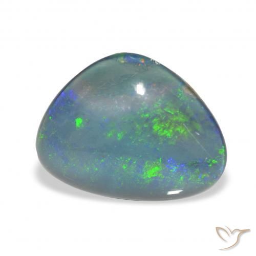3.99 ct Multicolor Opal Triplet Stone, Natural Opal Triplet in Fancy Cabochon Shape for Sale