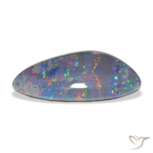 Opal Triplet Gemstone in 23.4 x 12.6 mm Size for Sale, Opal Triplet Stone in Multicolor Color