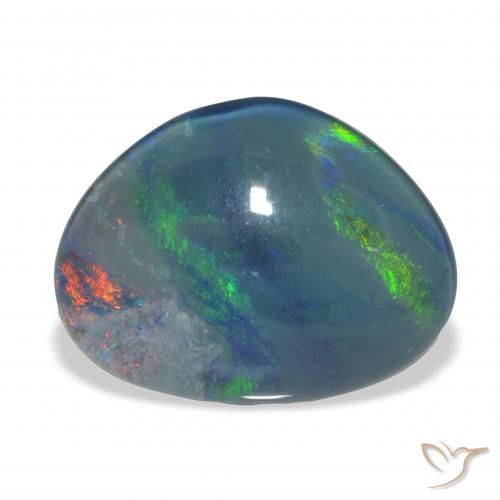 8.32 ct Multicolor Opal Triplet Gemstone, Opal Triplet Gem in Fancy Cabochon Shape for Sale.