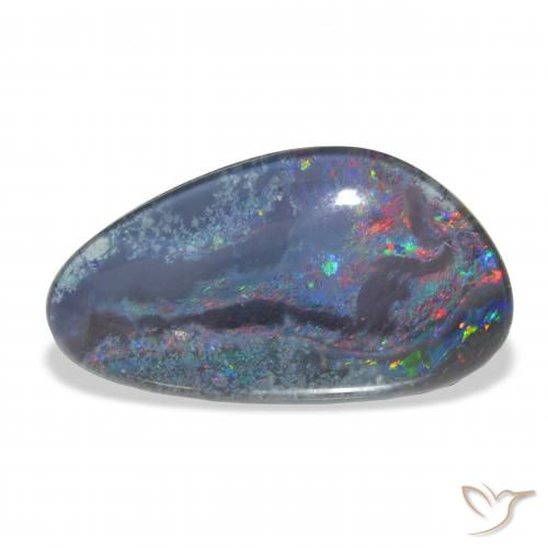 8.92 ct Multicolor Opal Triplet Gemstone, Opal Triplet Gem in Fancy Cabochon Shape for Sale.