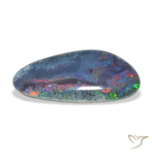 Opal Triplet Gemstone in 22.4 x 12.7 mm Size for Sale, Opal Triplet Stone in Multicolor Color