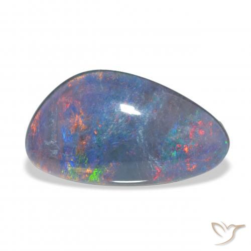 8.19 ct Multicolor Opal Triplet Gemstone, Opal Triplet Gem in Fancy Cabochon Shape for Sale.