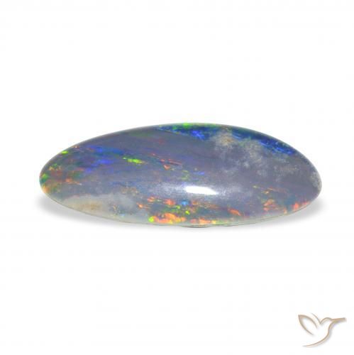 Opal Triplet Gemstone in 17.3 x 8.5 mm Size for Sale, Opal Triplet Stone in Multicolor Color