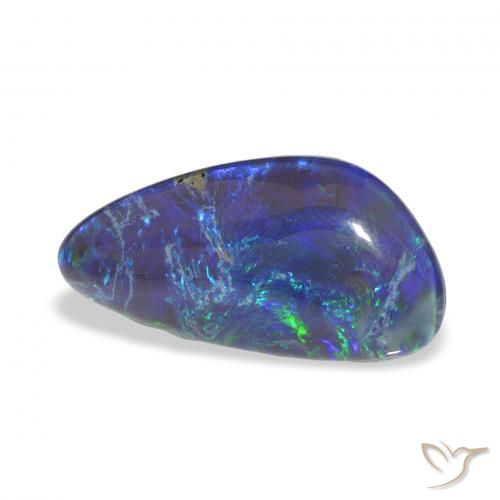 4.18 ct Multicolor Opal Triplet Stone, Natural Opal Triplet in Fancy Cabochon Shape for Sale
