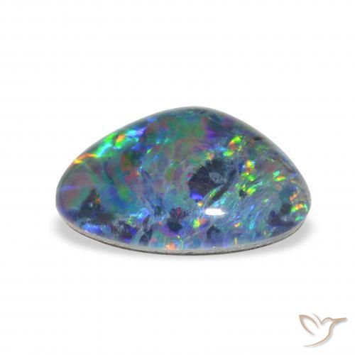 Opal Triplet Gemstone in 14.1 x 11 mm Size for Sale, Opal Triplet Stone in Multicolor Color