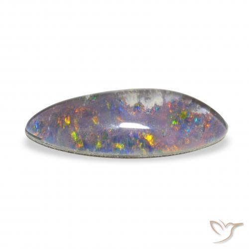 Opal Triplet Gemstone in 15.9 x 6.7 mm Size for Sale, Opal Triplet Stone in Multicolor Color