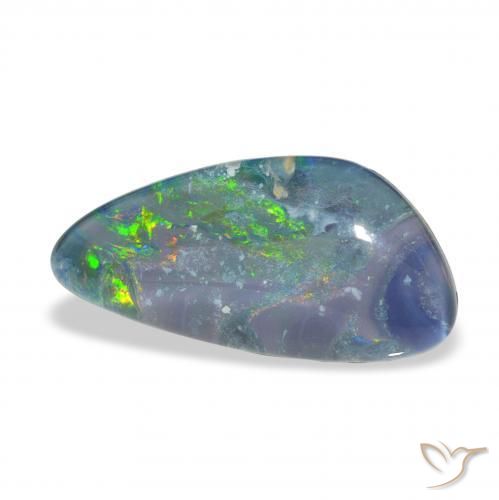 4.26 ct Multicolor Opal Triplet Stone, Natural Opal Triplet in Fancy Cabochon Shape for Sale