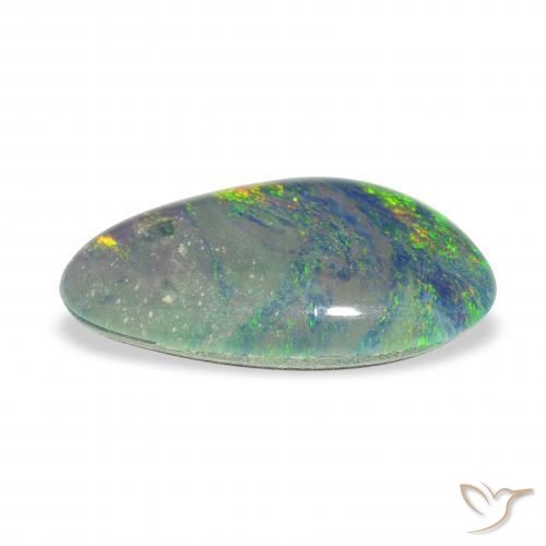 Opal Triplet Gemstone in 15.6 x 9.2 mm Size for Sale, Opal Triplet Stone in Multicolor Color