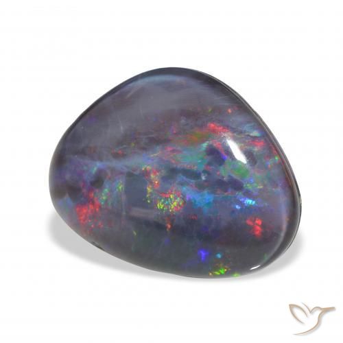 8.62 ct Multicolor Opal Triplet Stone, Natural Opal Triplet in Fancy Cabochon Shape for Sale