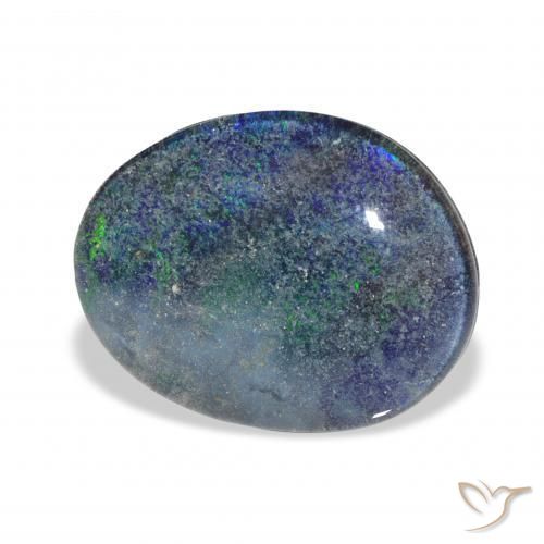9.08 ct Multicolor Opal Triplet Stone, Natural Opal Triplet in Fancy Cabochon Shape for Sale