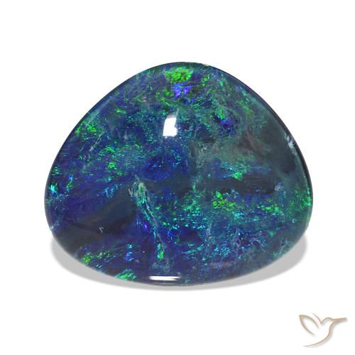 8.36 ct Multicolor Opal Triplet Gemstone, Opal Triplet Gem in Fancy Cabochon Shape for Sale.