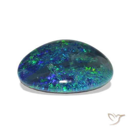 Opal Triplet Gemstone in 18.2 x 15.2 mm Size for Sale, Opal Triplet Stone in Multicolor Color
