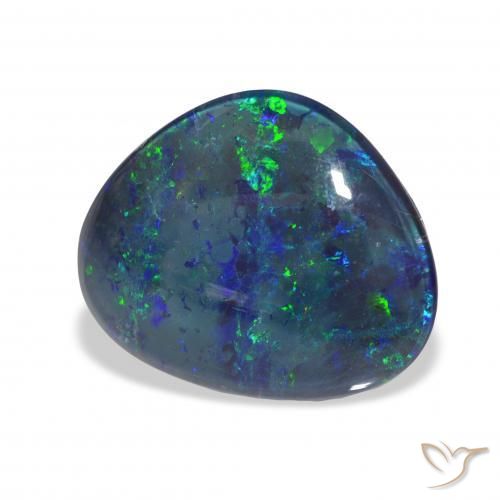 8.62 ct Multicolor Opal Triplet Stone, Natural Opal Triplet in Fancy Cabochon Shape for Sale