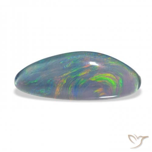 7.83 ct Multicolor Opal Triplet Gemstone, Opal Triplet Gem in Fancy Cabochon Shape for Sale.