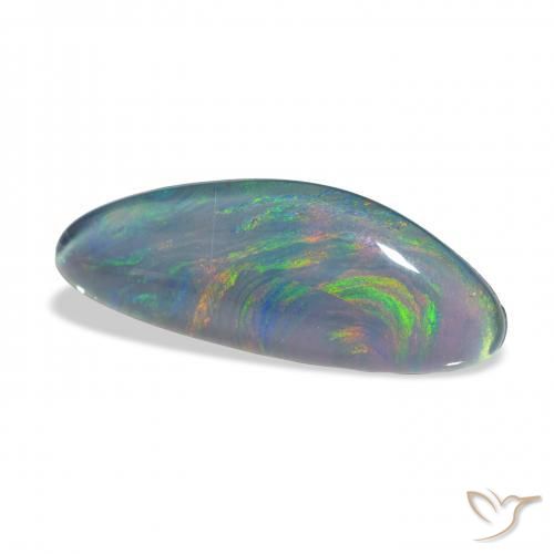 7.83 ct Multicolor Opal Triplet Stone, Natural Opal Triplet in Fancy Cabochon Shape for Sale