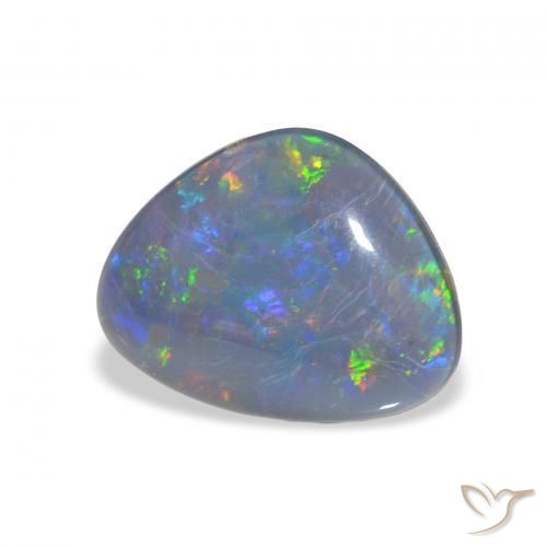 3.87 ct Multicolor Opal Triplet Stone, Natural Opal Triplet in Fancy Cabochon Shape for Sale