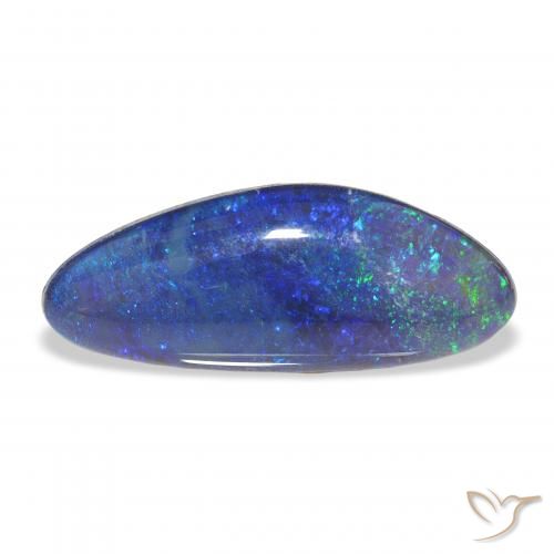 7.40 ct Multicolor Opal Triplet Gemstone, Opal Triplet Gem in Fancy Cabochon Shape for Sale.