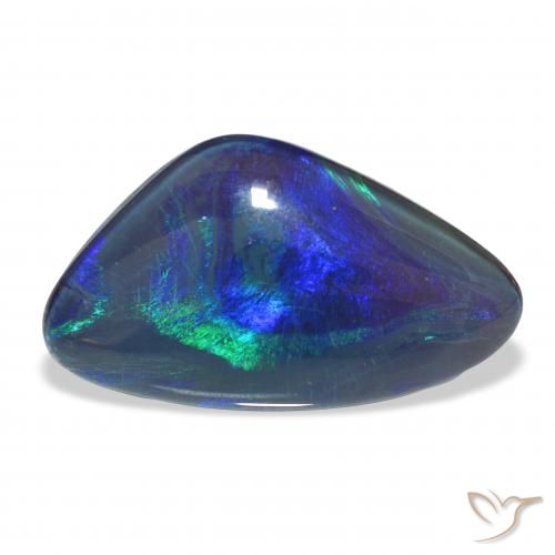 12.13 ct Multicolor Opal Triplet Gemstone, Opal Triplet Gem in Fancy Cabochon Shape for Sale.