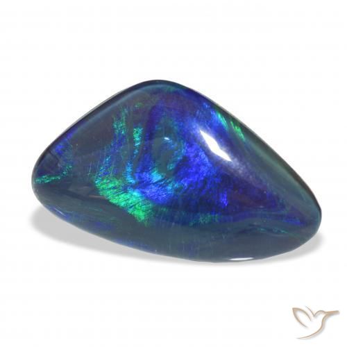 12.13 ct Multicolor Opal Triplet Stone, Natural Opal Triplet in Fancy Cabochon Shape for Sale