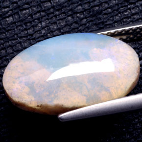 Opal Gemstone in 15.6 x 10.2 mm Size for Sale, Opal Stone in Multicolor Color
