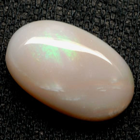 5.51 ct Multicolor Opal Stone, Natural Opal in Oval Cabochon Shape for Sale