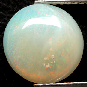 Opal Gemstone in 10 mm (calibrated) Size for Sale, Opal Stone in Multicolor Color