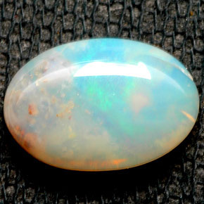 1.68 ct Multicolor Opal Gemstone, Opal Gem in Oval Cabochon Shape for Sale.