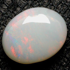 0.94 ct Multicolor Opal Gemstone, Opal Gem in Oval Cabochon Shape for Sale.