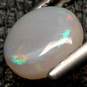 Opal Gemstone in 6 mm (calibrated) Size for Sale, Opal Stone in Multicolor Color