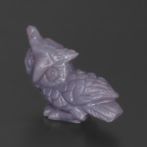 15.56 ct Multicolor Opal Stone, Natural Opal in Carved Owl Shape for Sale
